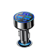 Car Charger Adapter with Voltage Display 6 in 1