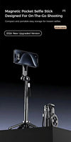 Multifunctional Magnetic mini Selfie Stick Rotation Wireless Bluetooth