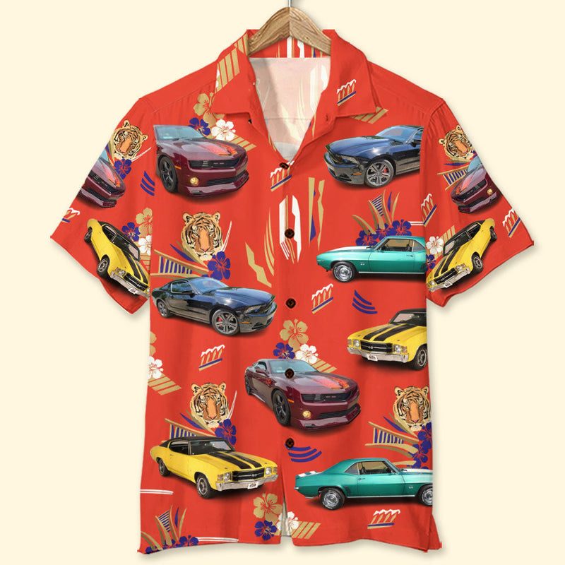 Classic Car Photo Hawaiian Shirt