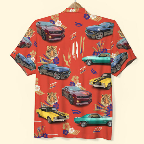 Classic Car Photo Hawaiian Shirt